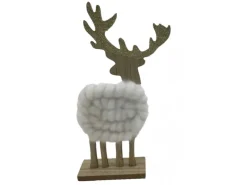 Best Boltze Deko-Aufsteller Hirsch Groß 24,5 cm x 4 cm x 14 cm