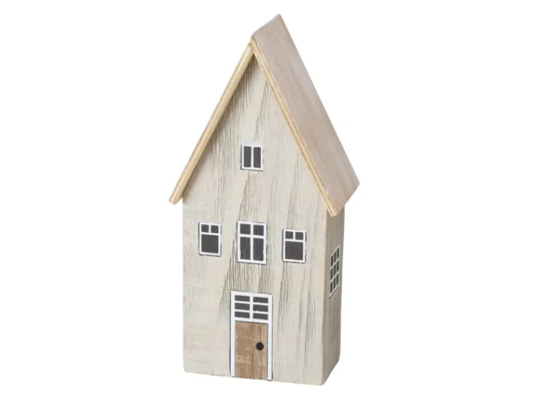 Hot Boltze Deko-Aufsteller Houses Mittel 2-fach Sortiert 18,5 x 6 x 9 cm Mehrfarbig