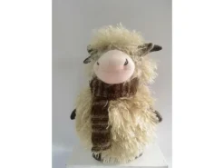 Boltze Deko-Figur Berkel Groß 26 cm x 14 cm x 21 cm Natur