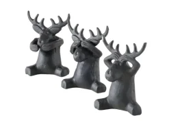 Sale Boltze Deko-Figur Elcho 3-fach Sortiert Schwarz