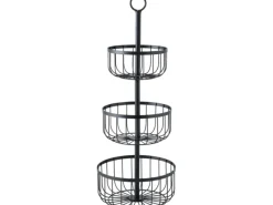 Hot Boltze Etagere Cobo Deko Home Collections Ø 23 cm x 60 cm Schwarz