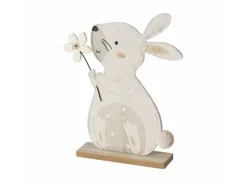 Sale Boltze Figur Bunny 2-fach Sortiert 29,5 cm x 5 cm x 18 cm Beige-Weiß