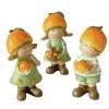 Discount Boltze Figur Fruits 3-fach Sortiert 18 cm x 8 cm x 7,5 cm Orange