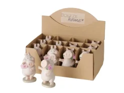 Sale Boltze Figur Piggie 2-fach Sortiert 10,5 cm x 55 cm x 6 cm Rosa