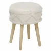 Boltze Hocker Dali 41 cm x 34 cm x 41 cm Creme