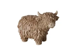 Boltze Home Deko-Figur Buffy Kuh 2-fach Sortiert 7,5 cm x 5 cm x 10 cm Braun