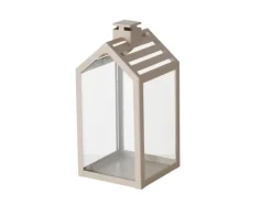 Clearance Boltze Home Laterne Cody Klein 23 cm x 11 cm x 11 cm Beige