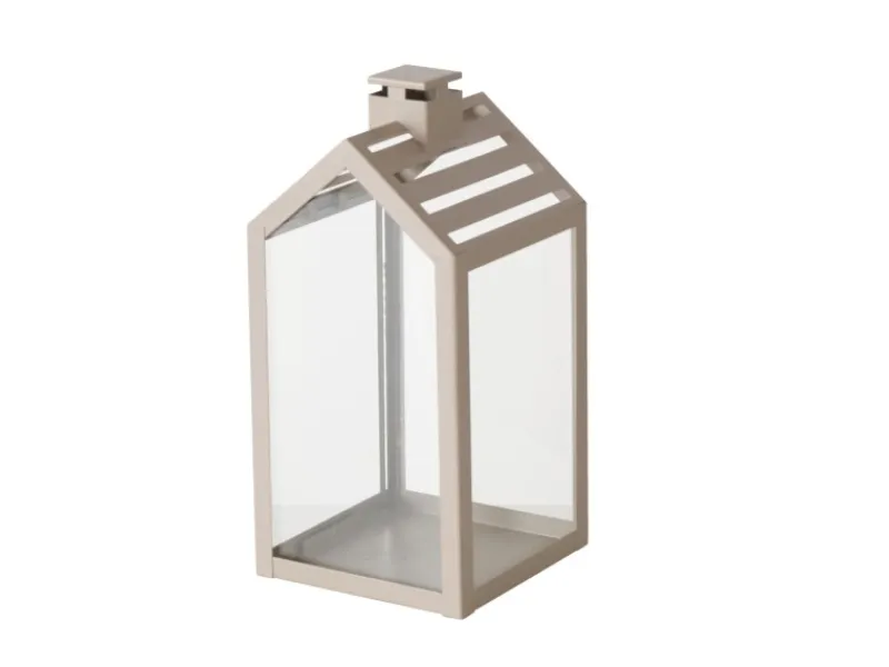 Clearance Boltze Home Laterne Cody Klein 23 cm x 11 cm x 11 cm Beige