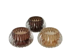 Boltze Home Teelichthalter Biba Ø 10 cm x 6,5 cm Farbenauswahl