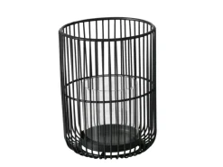 Clearance Boltze Home Windlicht Cindy Groß Ø 15 cm x 20 cm Schwarz