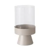 Boltze Home Windlicht Pallas Klein Ø 16 cm x 28 cm Beige
