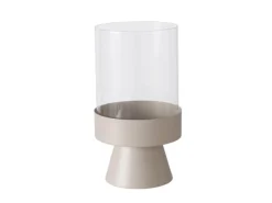 Boltze Home Windlicht Pallas Klein Ø 16 cm x 28 cm Beige