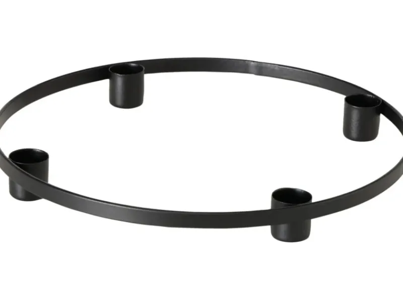 Boltze Kerzenleuchter Caro Schwarz