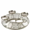 Online Boltze Kerzenleuchter Ringvi Rund 12 cm x 35 cm x 12 cm Silber