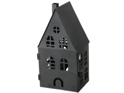 New Boltze Laterne Dover Mittel 24 cm x 10 cm x 12 cm Schwarz