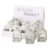 Best Boltze Laterne Exeter 3-fach Sortiert 10 cm x 6,8 cm x 7,5 cm Grau