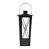 Outlet Boltze Laterne Farol Groß 50 cm x 17 cm x 17 cm Schwarz