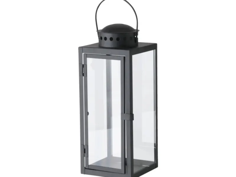Boltze Laterne Ferro 33 cm x 12 cm x 16 cm Schwarz