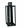 Outlet Boltze Laterne Halifax Klein 21 cm x 21 cm x 54 cm Schwarz