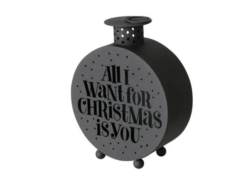 Boltze Laterne Soho 24,5 cm x 20 cm x 9 cm Schwarz