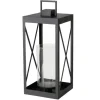 New Boltze Laterne Xenia Groß 58 cm x 26,5 cm x 26 cm Schwarz