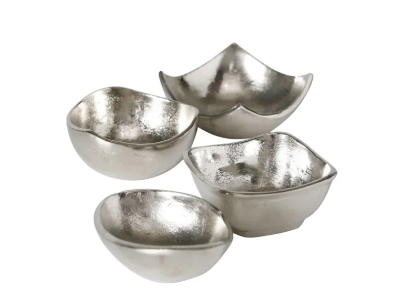 Boltze Schale Phillina 4-fach Sortiert Silber
