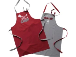 Hot Boltze Schürze Grillzeit 2-fach Sortiert Rot-Grau
