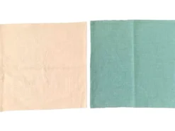 Boltze Servietten Farbenauswahl 4 Stück Beige-Grün