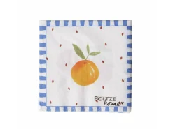 Boltze Servietten Fruits 2-fach Sortiert 3 cm x 165 cm x 165 cm Weiß-Blau