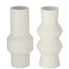 Boltze Vase Sybil 2-fach Sortiert 30 cm x 13 cm x 30 cm Creme