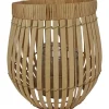 Discount Boltze Windlicht Bambus 22 cm x Ø 21 cm Natur