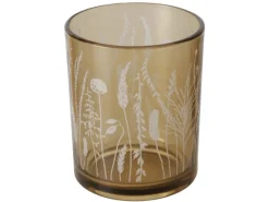 New Boltze Windlicht Jelena Klein 3-fach Sortiert Ø 7 cm x 8,5 cm Mehrfarbig