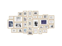 Hot bomoe Emotion Bilderrahmen MDF 30tlg Eiche