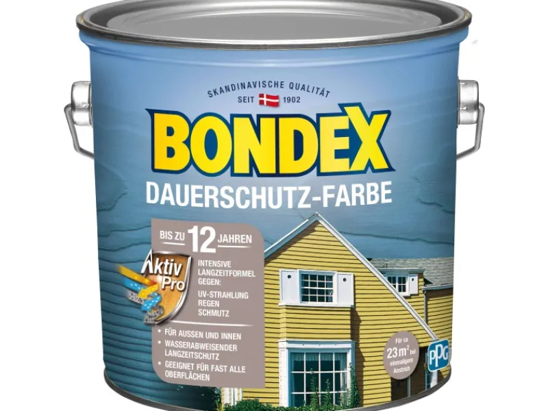 BONDEX Dauerschutz-Farbe seidenglänzend 2,5 l