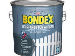 BONDEX Holzfarbe für Aussen Lichtgrau 2,5 L
