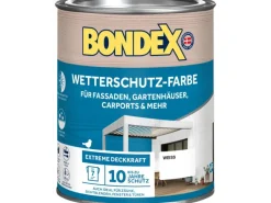 Outlet BONDEX Wetterschutz-Farbe 750 ml Weiß