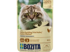 Discount Bozita Katzen-Nassfutter Pouch HiS Hühnchen für Katzen 85 g