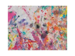 Best Bricoflor Abstrakte Fototapete In Leinwand Optik Digitaldruck Tapete Bunte Farbkleckse Vliestapete Für Kinderzimmer Und Wohnzimmer