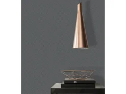 Bricoflor anthrazit Tapete Geometrisch Schwarze Mustertapete mit Glitzer Effekt für Schlafzimmer und Küche Waschbeständige Vliestapete mit Vinyl