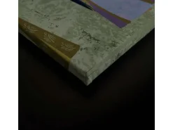 Best Bricoflor Asien Bild Auf Leinwand Grünes Wandbild Im Japan Stil Mit Kirschblüten Und Kimono Japanisches Leinwandbild Auf Keilrahmen Für Schlafzimmer