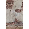 Bricoflor Backstein Tapete Alte Mauer Braun Grau Für Küche Und Wohnzimmer Vlies Steintapete In 3D Optik Fototapete Mit Mauer Motiv
