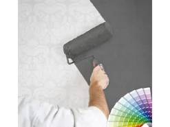 Bricoflor Barock Tapete überstreichbar Romantische Schlafzimmer und Esszimmer Vliestapete Weiß Zum überstreichen Ornament Wandtapete mit Vinyl Elegant