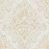Sale Bricoflor Barock Tapete Weiß Gold Elegante Schlafzimmer und Esszimmer Vliestapete mit Ornament Vintage Wandtapete mit Vinyl Im Nostalgie Stil