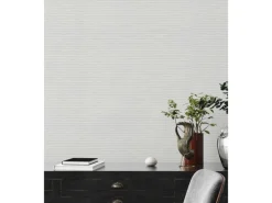 Best Bricoflor überstreichbare Tapete in Textiloptik Vliestapete zum überstreichen Strukturtapete in Weiß für Büro und Schlafzimmer