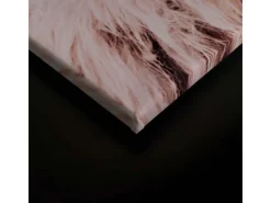 Bricoflor Bild Leinwand Schottisches Hochlandrind Weiß Beige Kuh Wandbild Im Modernen Landhausstil Leinwandbild Für Esszimmer