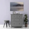 Discount Bricoflor Bild Wald In Nebel Romantisch Leinwandbild See Und Nebel 120 X 80 Cm Leinwand Mit Landschaft Groß Für Schlafzimmer