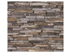 Clearance Bricoflor Bruchstein Tapete Selbstklebend Mauer Tapeten Panel in Natursteinoptik Ideal für Wohnzimmer und Küche Stein Vliestapete in 3D Optik