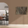 Bricoflor 3D Bild Mit Felsen Grau Braun Leinwandbild In Steinoptik Für Schlafzimmer Und Wohnzimmer Wandbild In Steinoptik