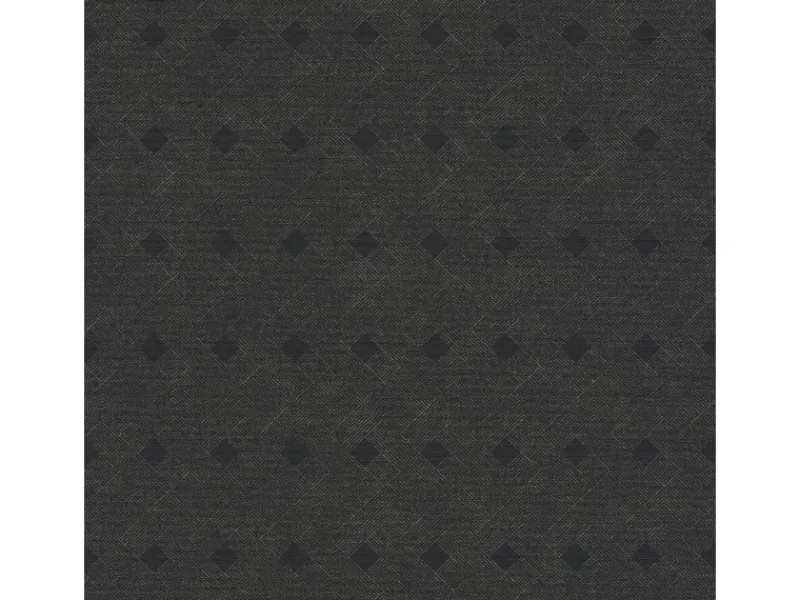 Hot Bricoflor Ethno Tapete in Schwarz Vlies Mustertapete mit Vinyl Ideal für Wohn und Schlafzimmer Schwarze Vliestapete mit Afrikanische Muster Design