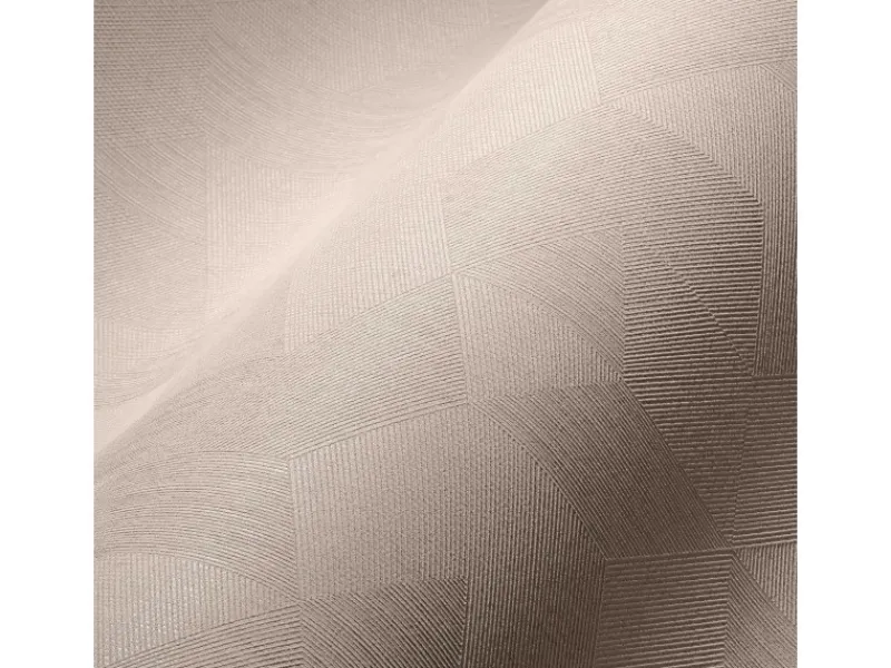 Bricoflor Geometrische Tapete In Rosegold Elegant Vlies Mustertapete In Rosa Apricot Mit Glanz Effekt Ideal Für Schlafzimmer